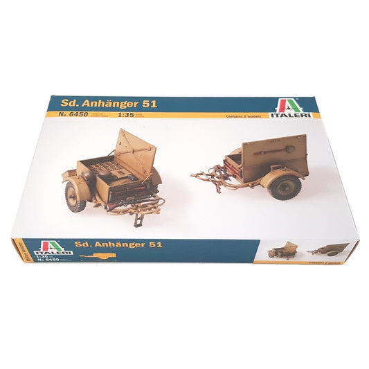 1:35 German Sd. Anhanger 51 Trailer - ITALERI