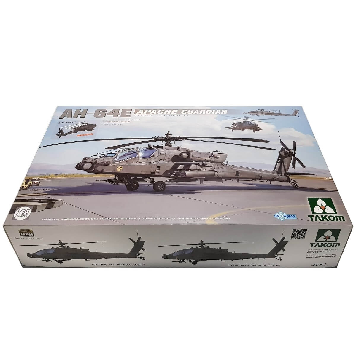 1:35 AH-64E Apache Guardian - TAKOM