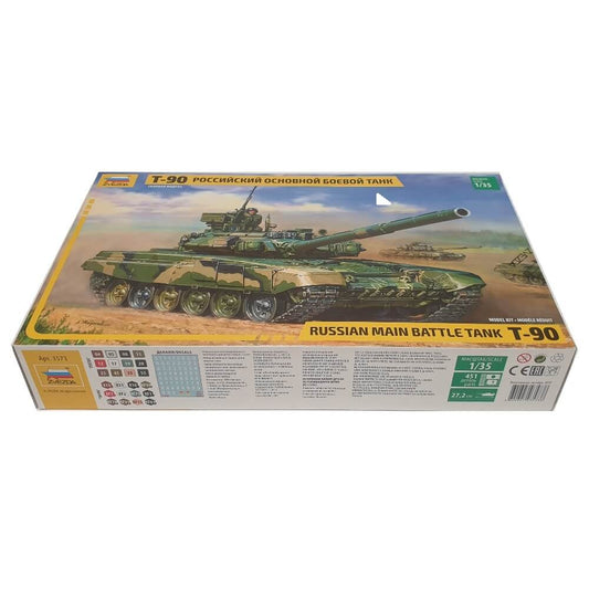 1:35 Russian T-90 Main Battle Tank - ZVEZDA