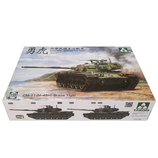 1:35 ROC Army CM-11 Brave Tiger (M48-H) Main Battle Tank - TAKOM