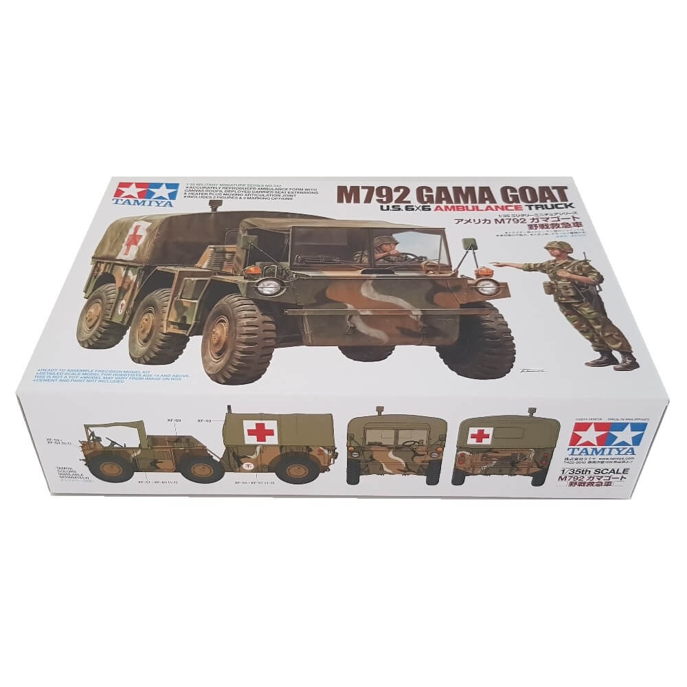 1:35 US Army 6 x 6 Ambulance Truck M792 GAMA GOAT - TAMIYA