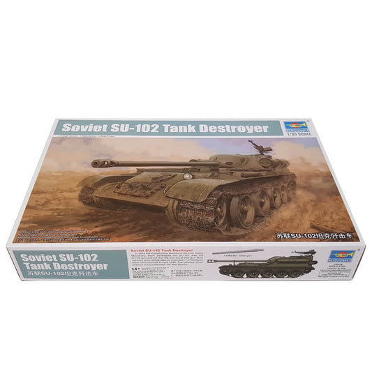 1:35 Soviet SU-102 Tank Destroyer - TRUMPETER