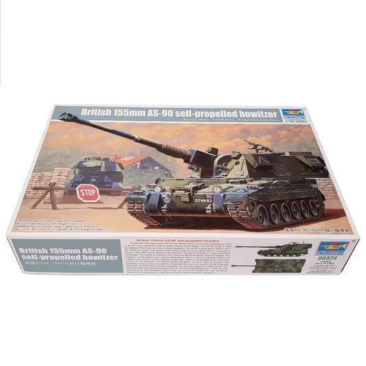 1:35 British 155mm AS-90 Self-propelled Howitzer - TRUMPETER