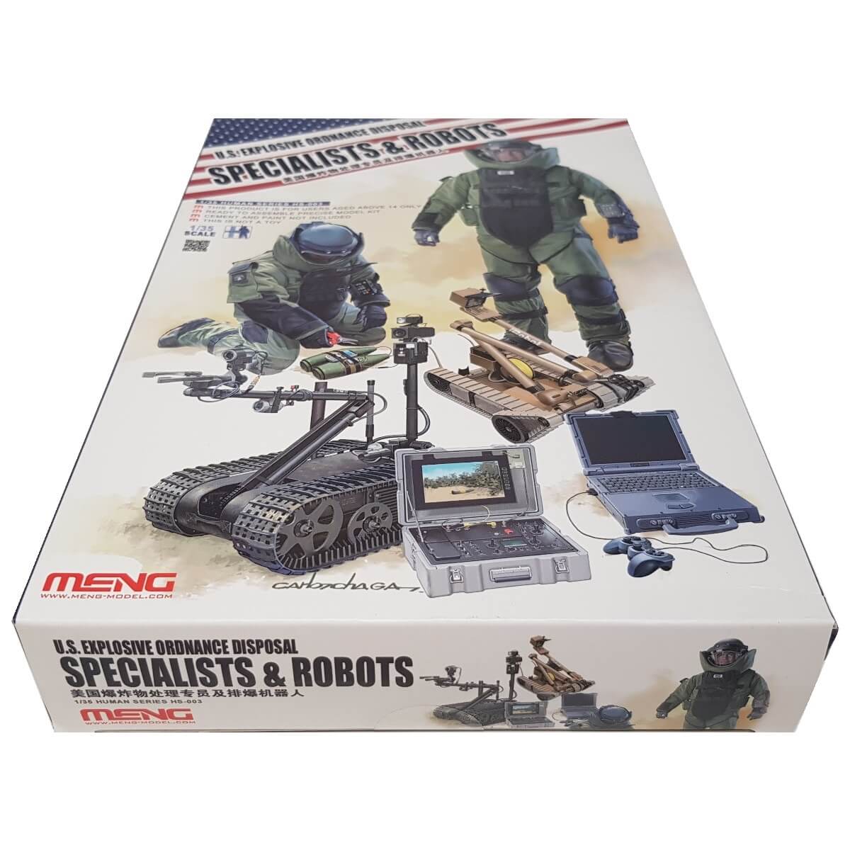 1:35 US Explosive Ordnance Disposal Specialists and Robots - MENG