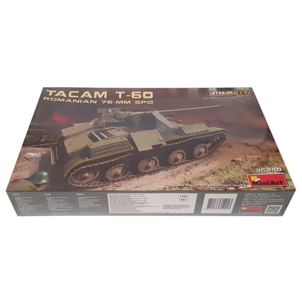 1:35 Romanian TACAM T-60 76-mm SPG Interior Kit - MINIART