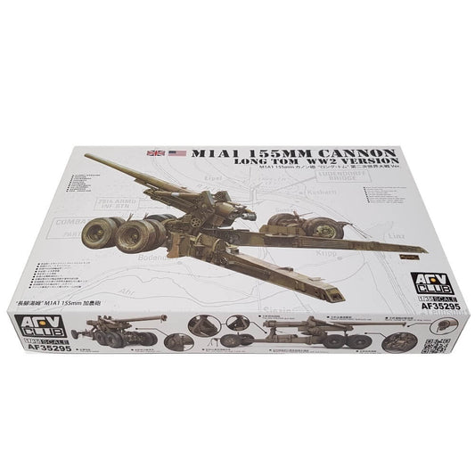 1:35 M1A1 155mm Cannon LONG TOM WWII version - AFV CLUB