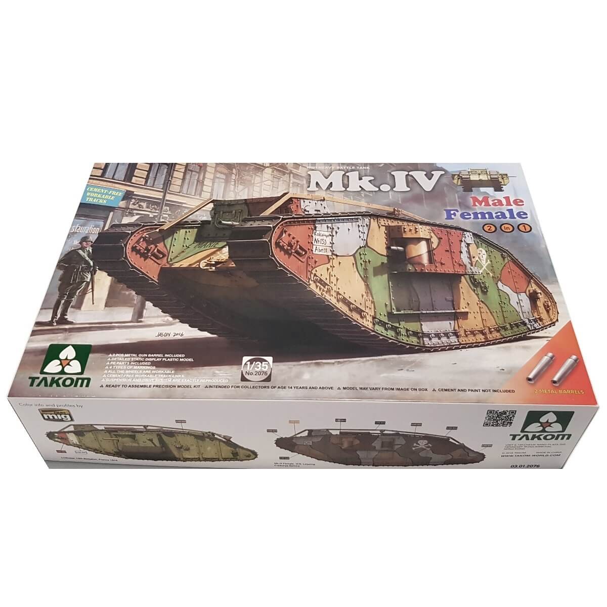 Maquette Char lourd britannique Mk.V féminin - échelle 1/35 - MENG TS-029 Maquette Char lourd britannique Mk.V féminin - échelle 1/35 - MENG TS-029