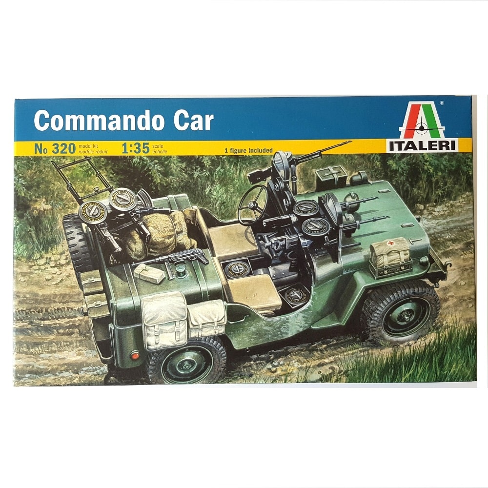 1:35 Allies 1⁄4 ton 4x4 Commando JEEP - ITALERI