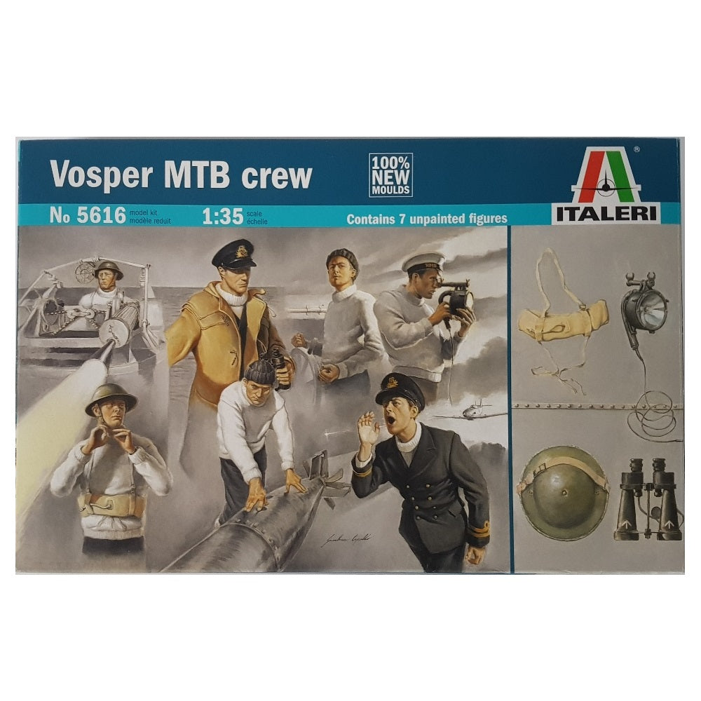 1:35 Royal Navy VOSPER MTB Crew - ITALERI
