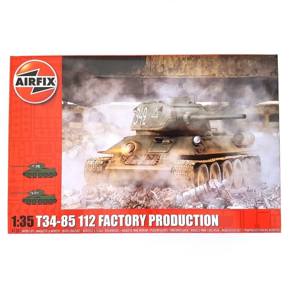 1:35 Soviet T34-85 Factory 112 Production - AIRFIX