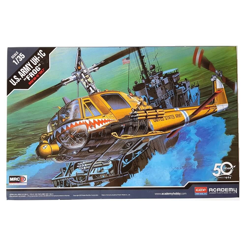 1:35 US Army BELL UH-1C FROG Helicopter - ACADEMY