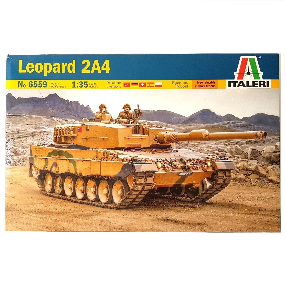 1:35 German LEOPARD 2A4 Tank - ITALERI