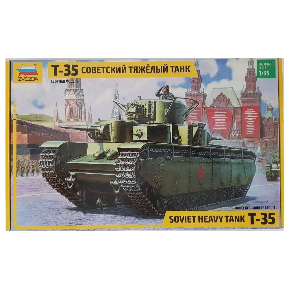 1:35 Soviet Heavy Tank T-35 - ZVEZDA