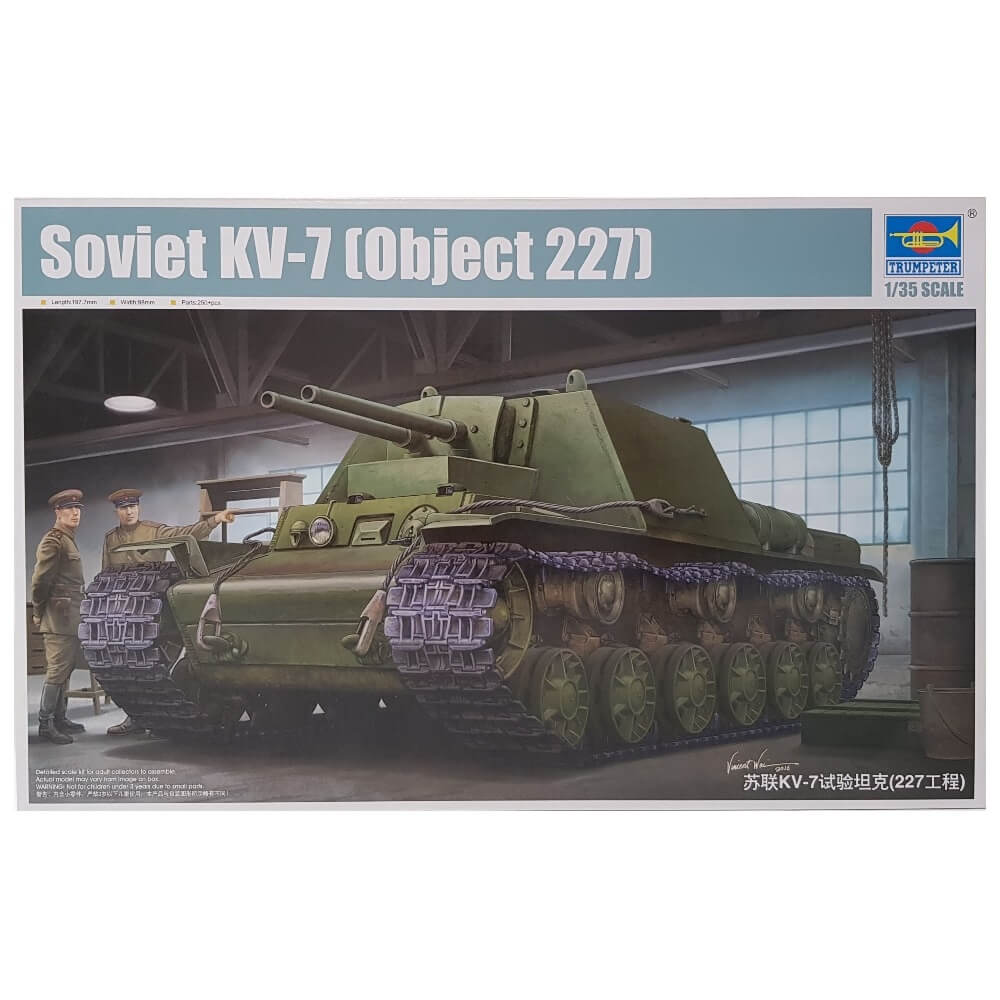 1:35 Soviet KV-7 Object 227 - TRUMPETER