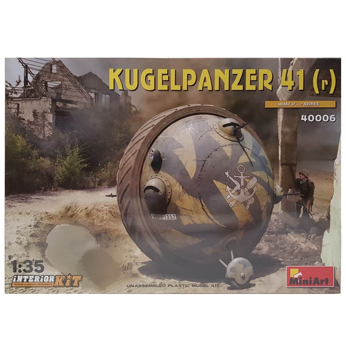 1:35 Kugelpanzer 41(r) Interior Kit - MINIART