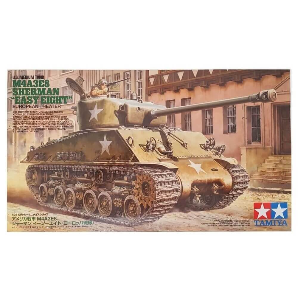 1:35 US Medium Tank M4A3E8 Sherman EASY EIGHT European Theater - TAMIYA