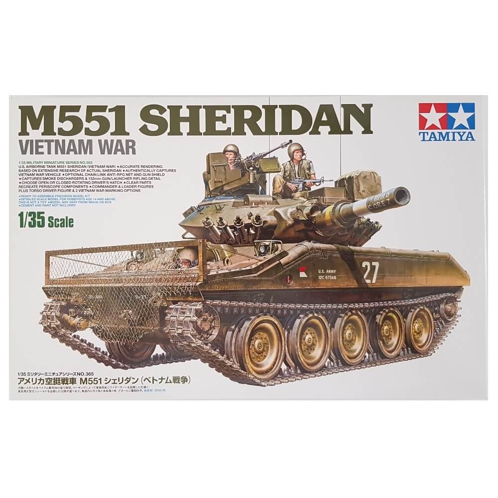 1:35 US Airborne Tank M551 SHERIDAN Vietnam War - TAMIYA