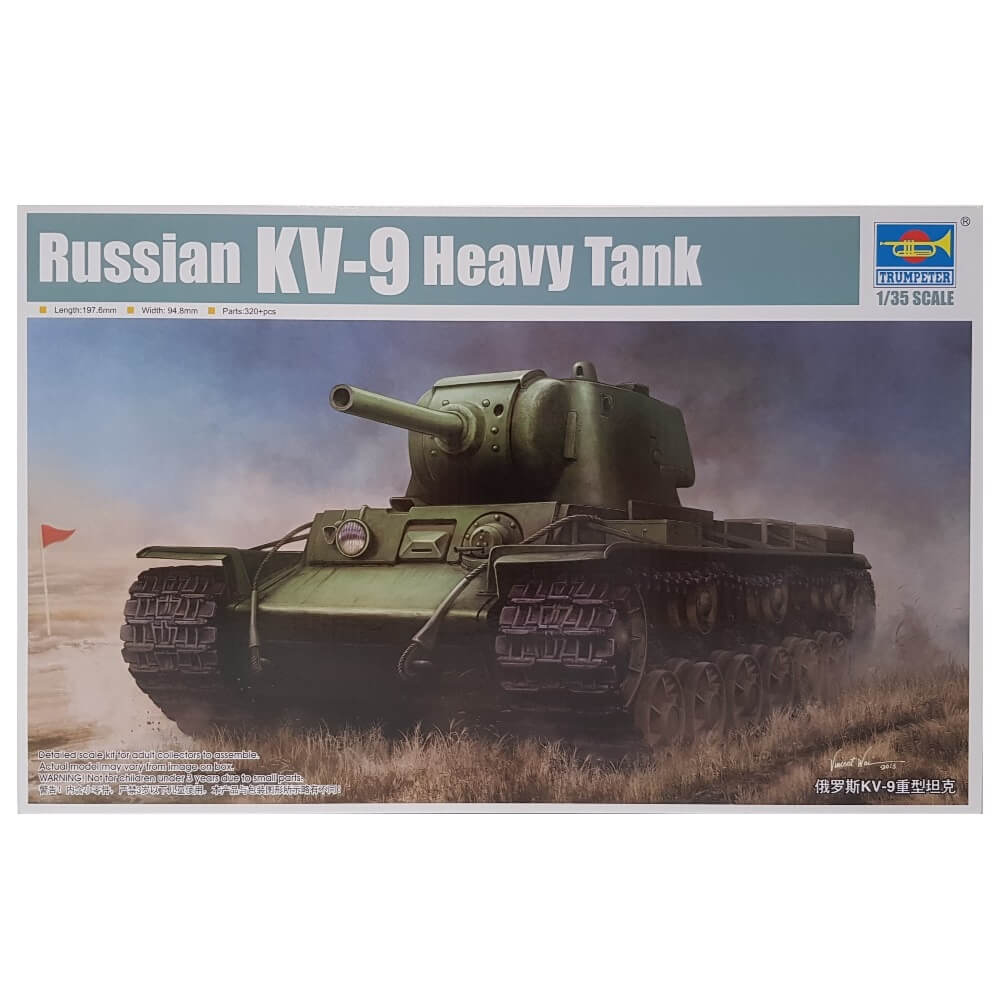 1:35 Russian KV-9 Heavy Tank - TRUMPETER