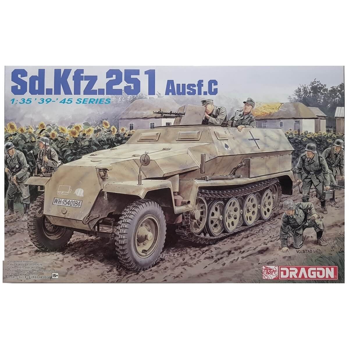 1:35 Sd.Kfz. 251 Ausf. C with Infantry Set - DRAGON