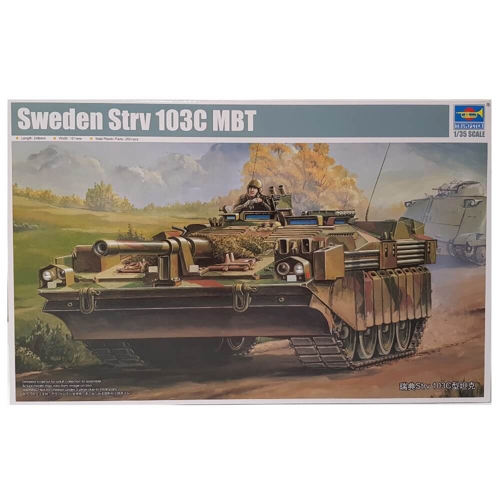 1:35 Sweden Strv 103C MBT - TRUMPETER