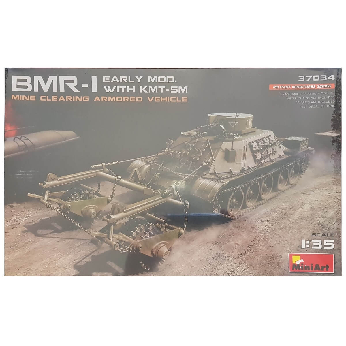 1:35 BMR-1 Early Mod. with KMT-5M - MINIART