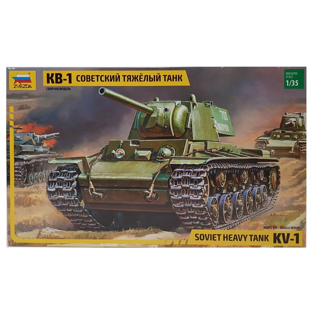 1:35 Soviet KV-1 Heavy Tank - ZVEZDA