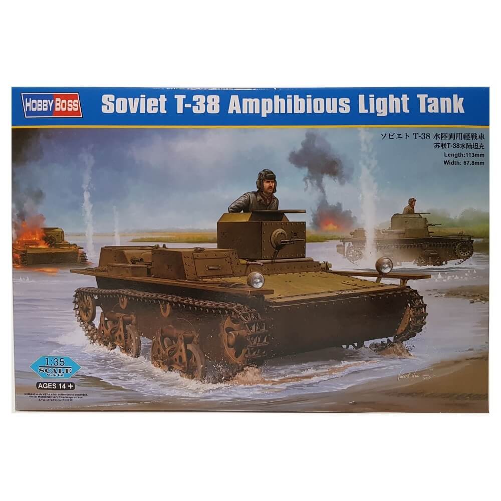 1:35 Soviet T-38 Amphibious Light Tank - HOBBY BOSS