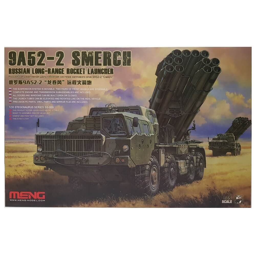 1:35 Russian 9A52-2 SMERCH Long-Range Rocket Launcher - MENG