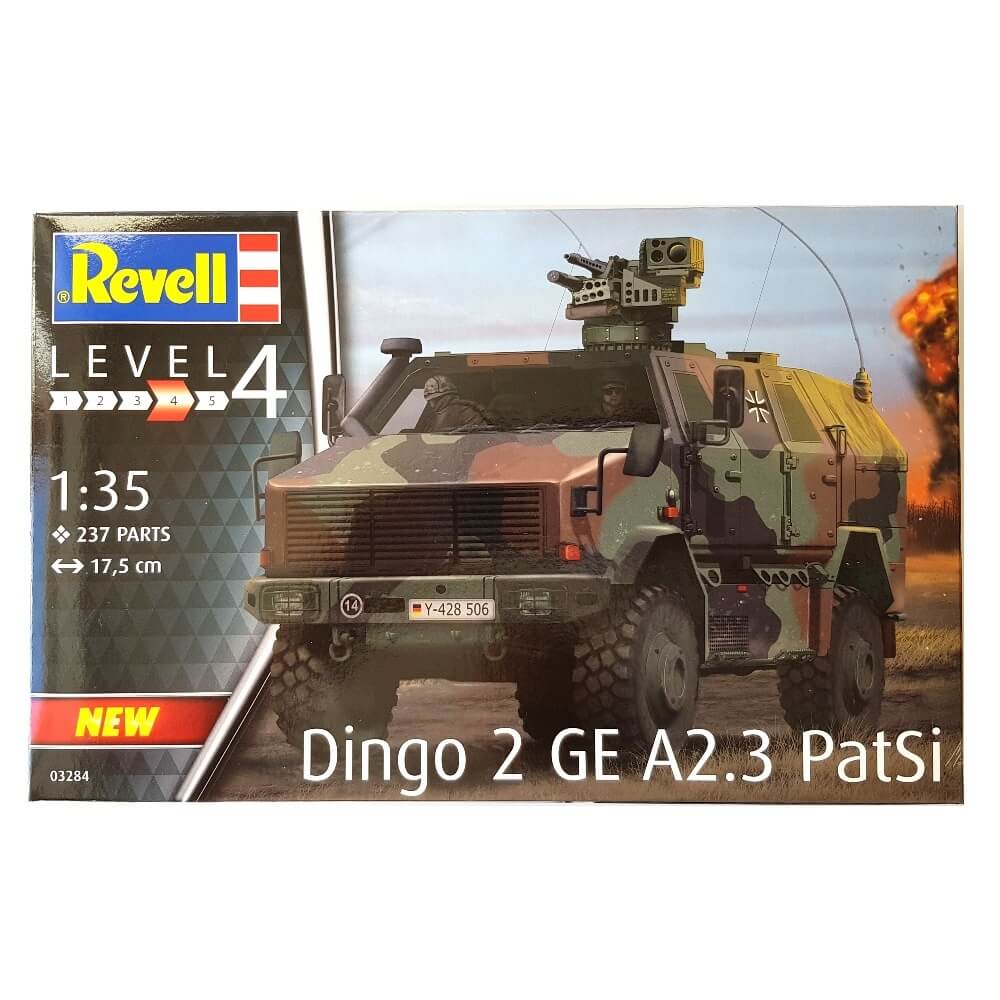 1:35 German DINGO 2 GE A2.3 PatSi Vehicle - REVELL