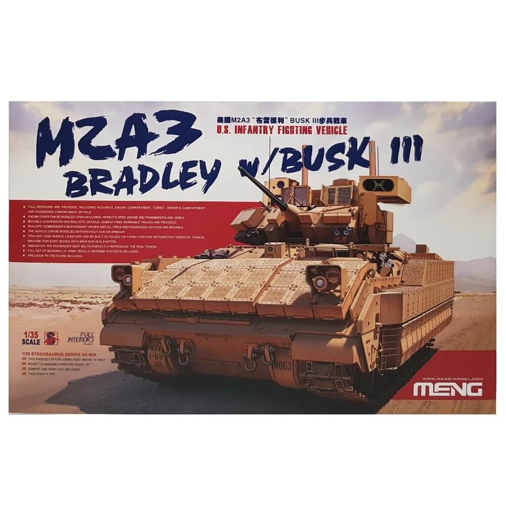 1:35 US M2A3 Bradley with BUSK III Infantry Fighting Vehicle - MENG