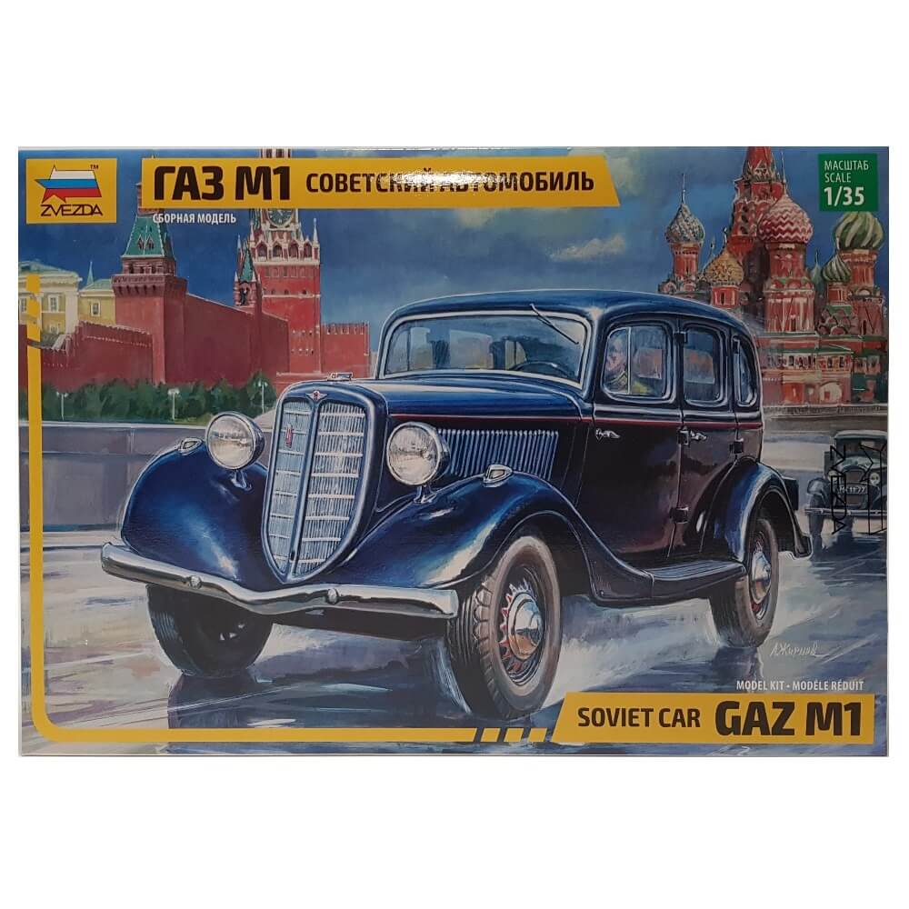 1:35 Soviet Car GAZ M1 - ZVEZDA