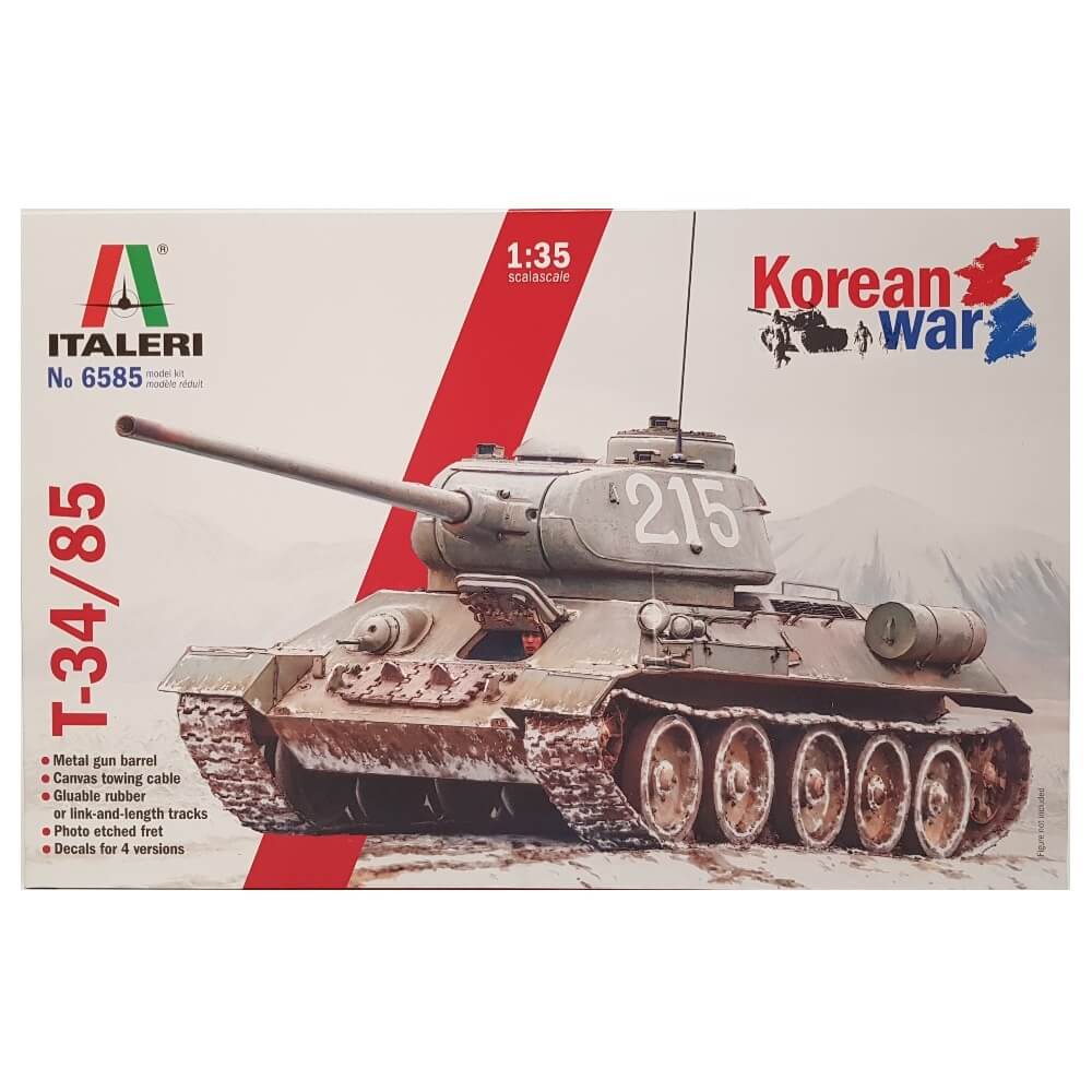 1:35 T-34/85 Korean War - ITALERI