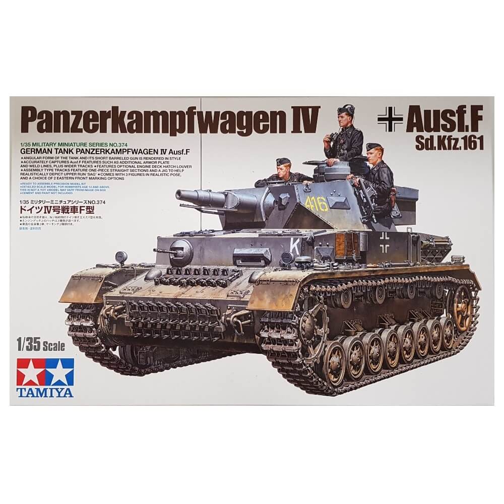 1:35 German Tank Panzerkampfwagen IV Ausf. F Sd.Kfz. 161 - TAMIYA