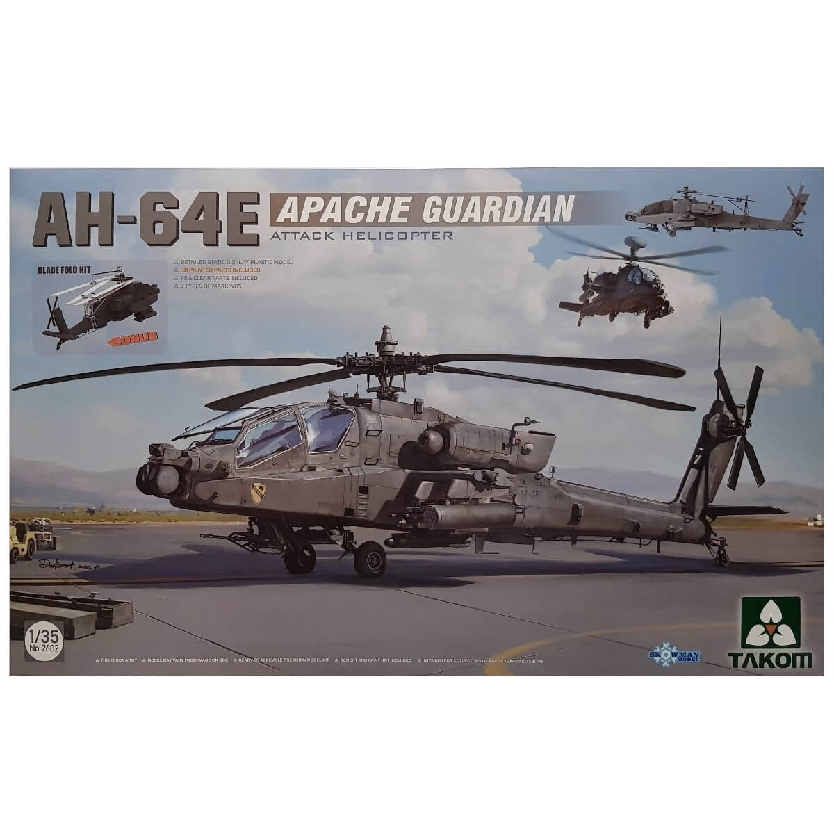 1:35 AH-64E Apache Guardian - TAKOM