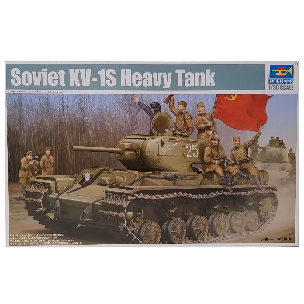 1:35 Soviet KV-1S Heavy Tank - TRUMPETER