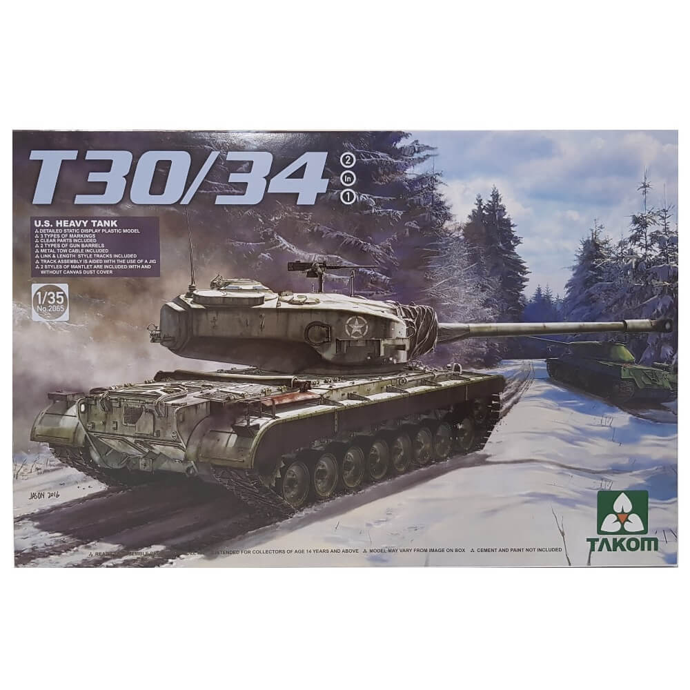 1:35 US T30/34 Heavy Tank - TAKOM