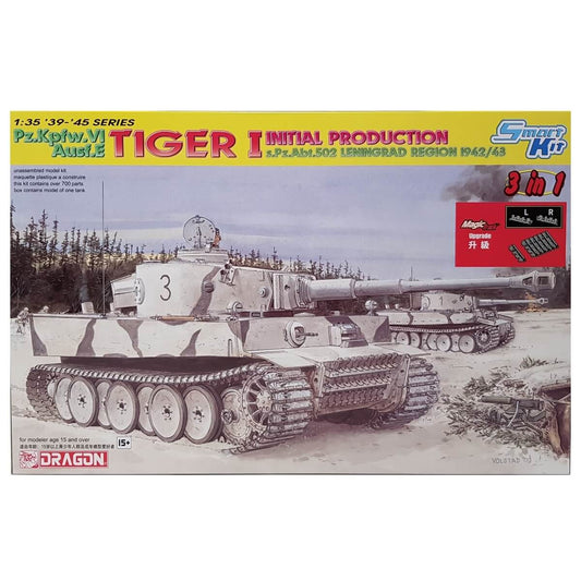 1:35 Pz.Kpfw. VI Ausf. E Tiger I Initial Production s.Pz.Abt. 502 Leningrad Region 1942/3 - DRAGON