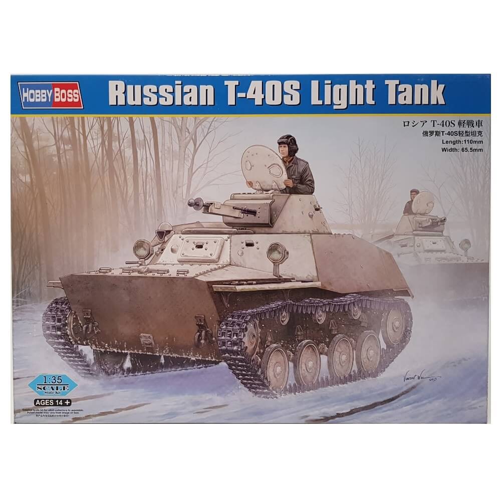 1:35 Russian T-40S Light Tank - HOBBY BOSS