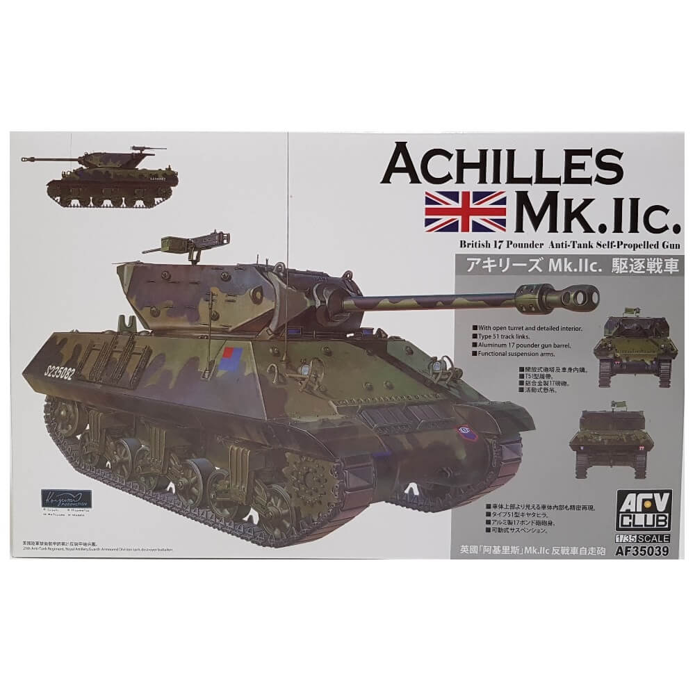 1:35 Achilles Mk. IIc British 17 Pounder Anti-Tank Self-Propelled Gun - AFV CLUB