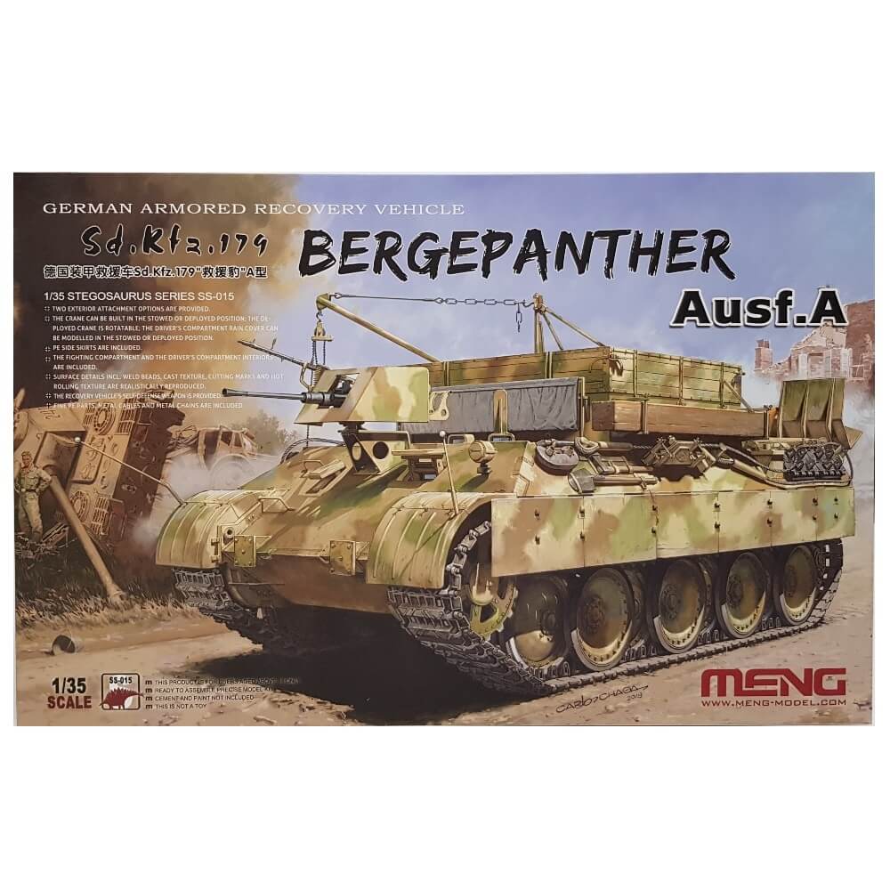 1:35 German Sd.Kfz. 179 Bergepanther Ausf. A Armored Recovery Vehicle - MENG