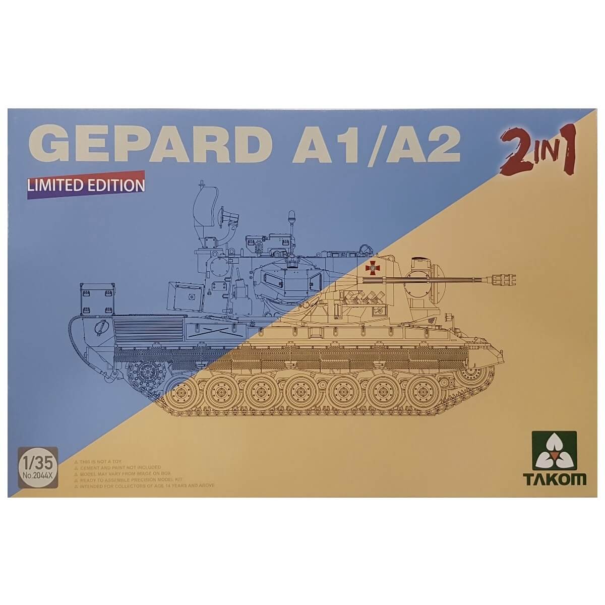 1:35 Gepard A1/A2 - Limited Edition - TAKOM – one35scale