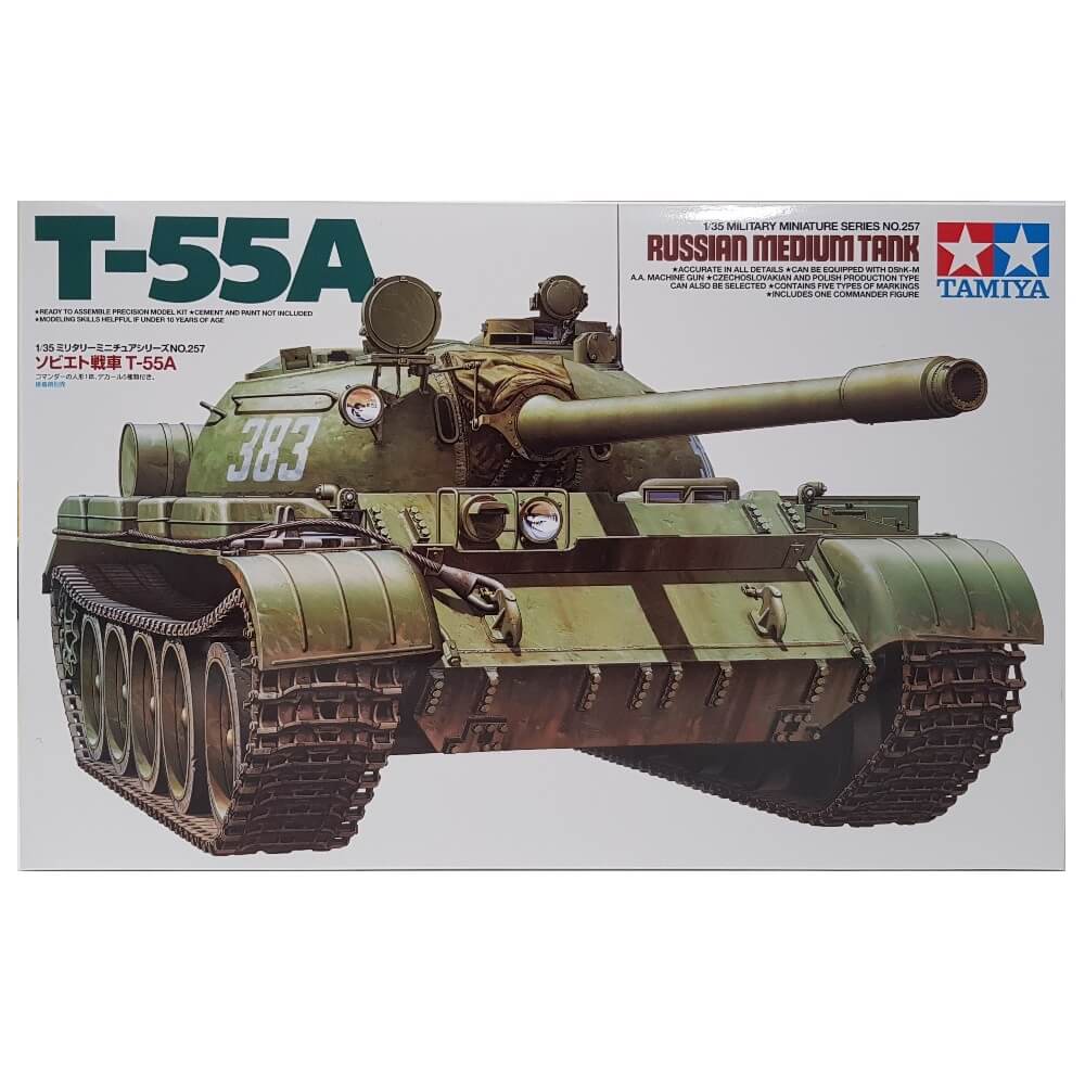 1:35 Russian T-55A Medium Tank - TAMIYA