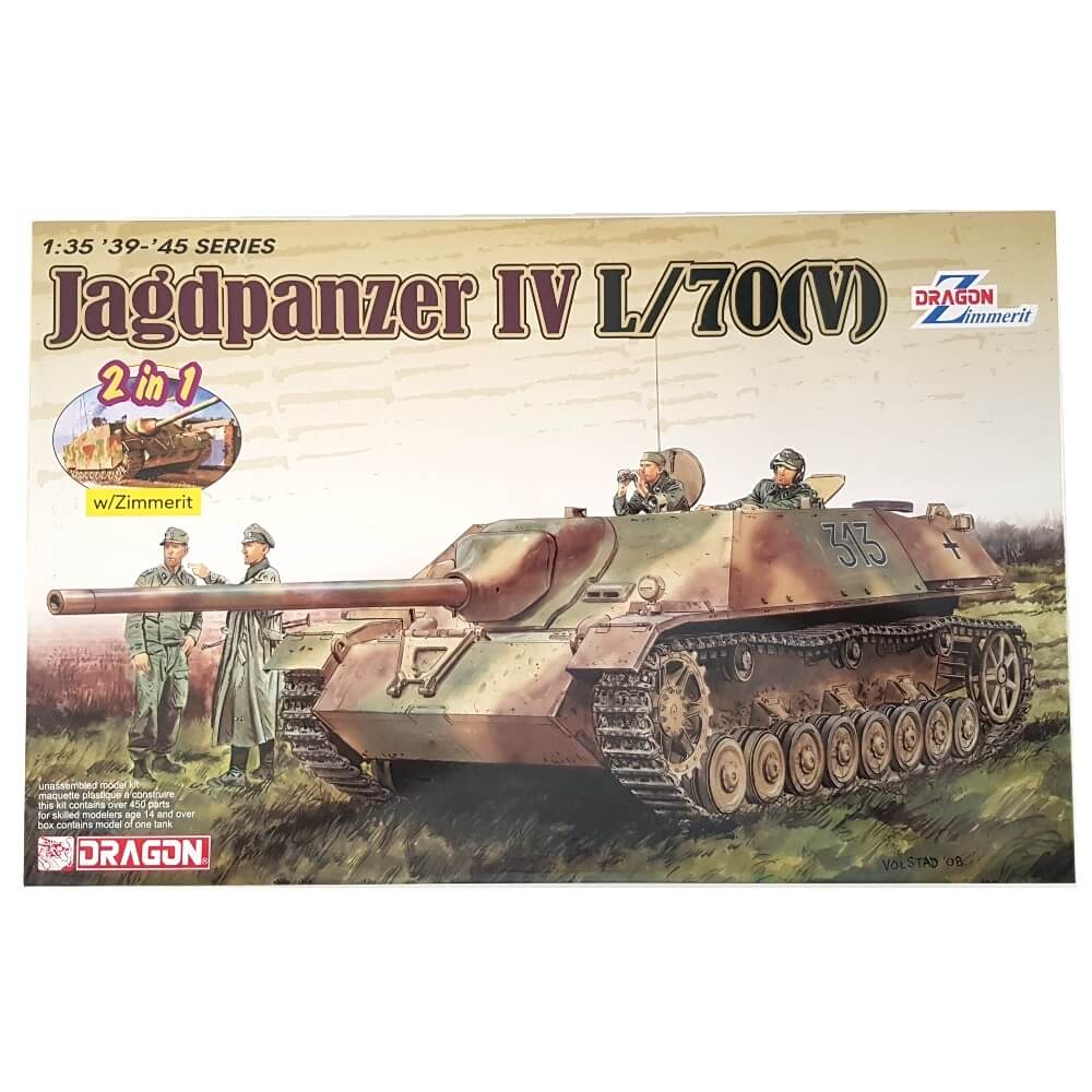 1:35 German JAGDPANZER IV L/70 (V) with/without Zimmerit - DRAGON