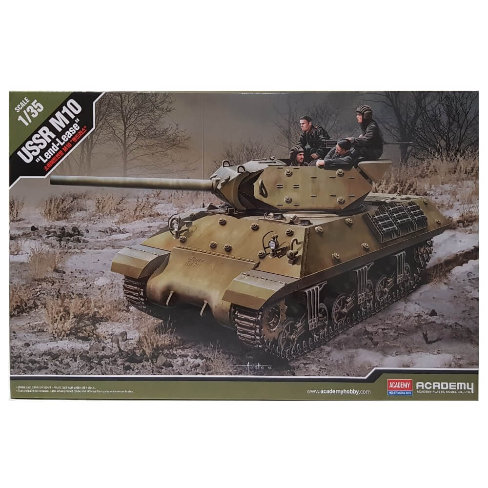 1:35 USSR M10 Lend-Lease with 5 figures - ACADEMY