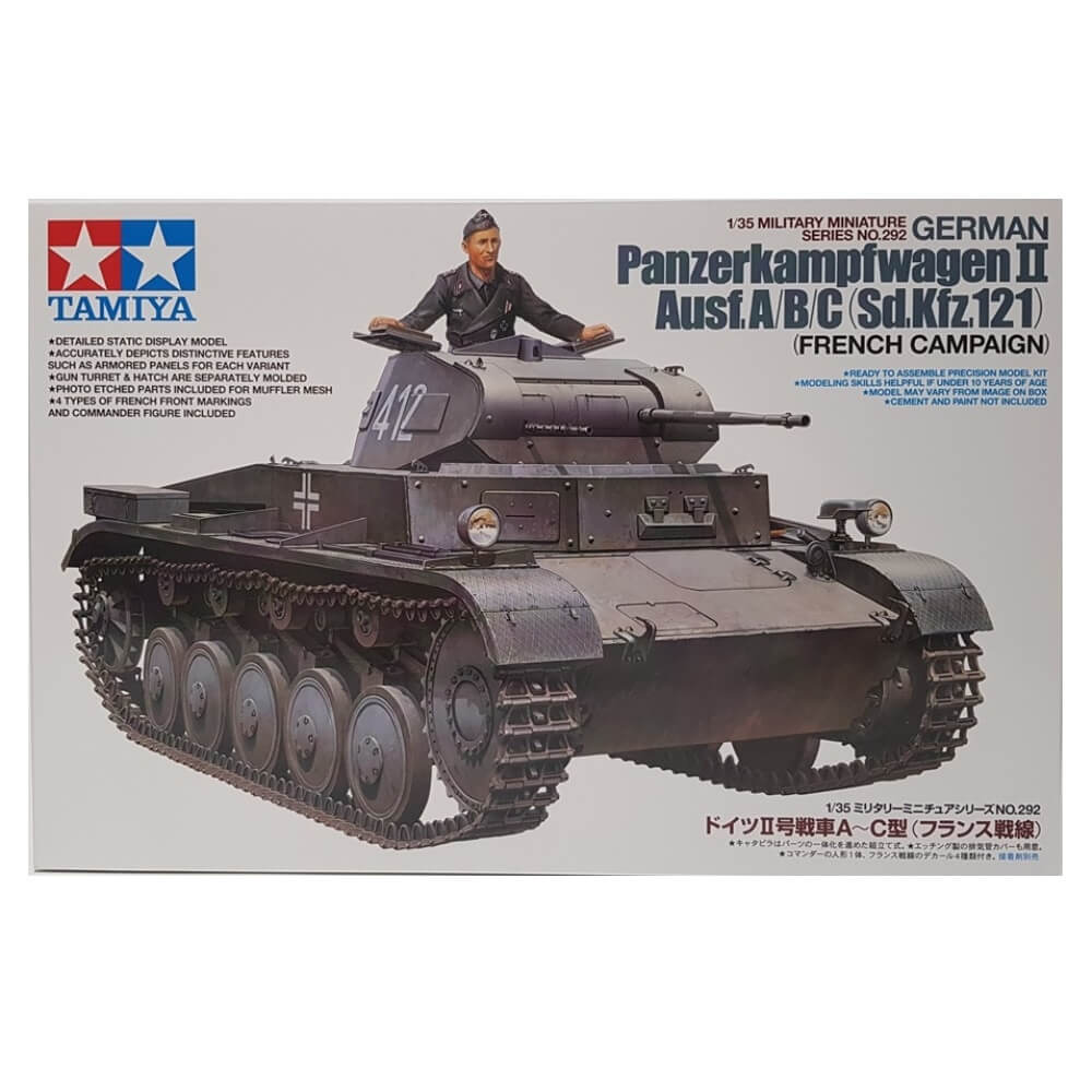 1:35 German Panzerkampfwagen II Ausf. A/B/C Sd.Kfz. 121 French Campaign - TAMIYA