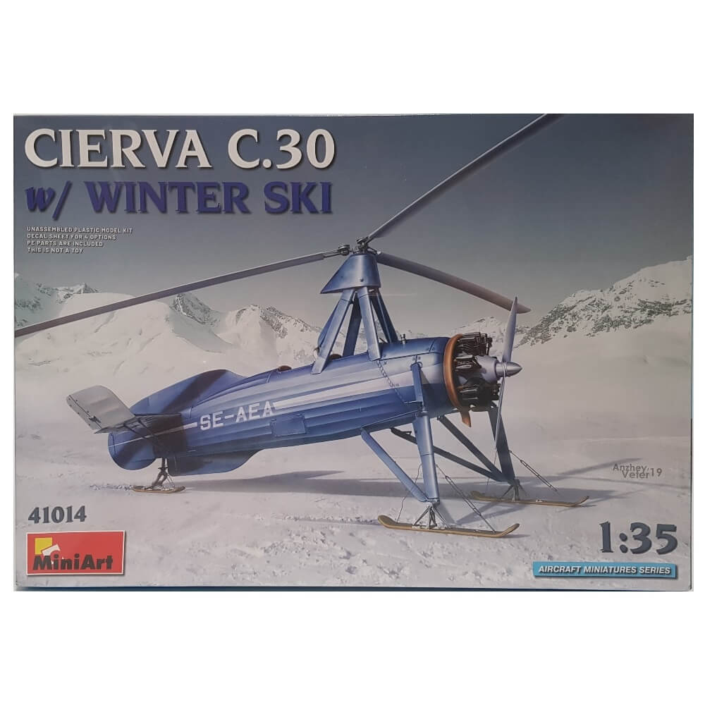 1:35 CIERVA C.30 with Winter Ski - MINIART