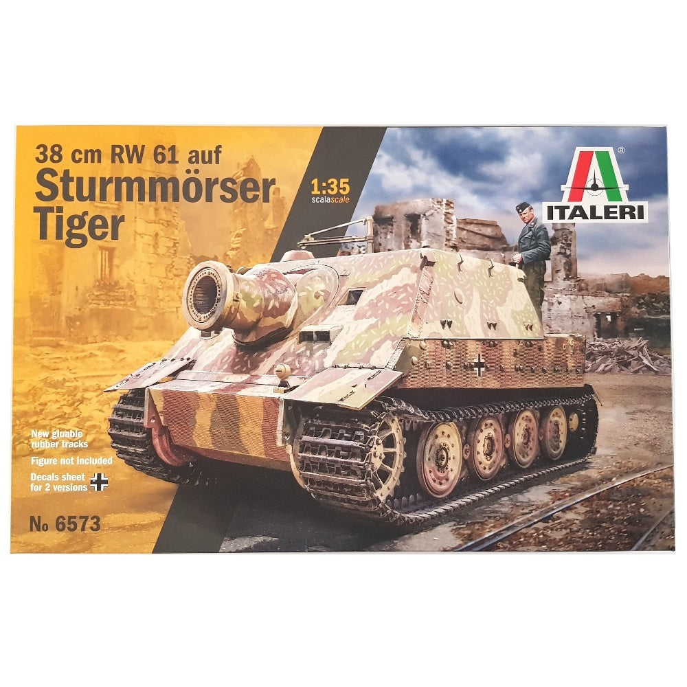 1:35 German 38 RW61 Auf STURMMORSER Tiger - ITALERI