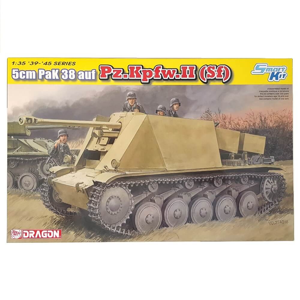 1:35 German Panzer 5cm PaK 38 auf Pz.Kpfw.II (Sf) - DRAGON