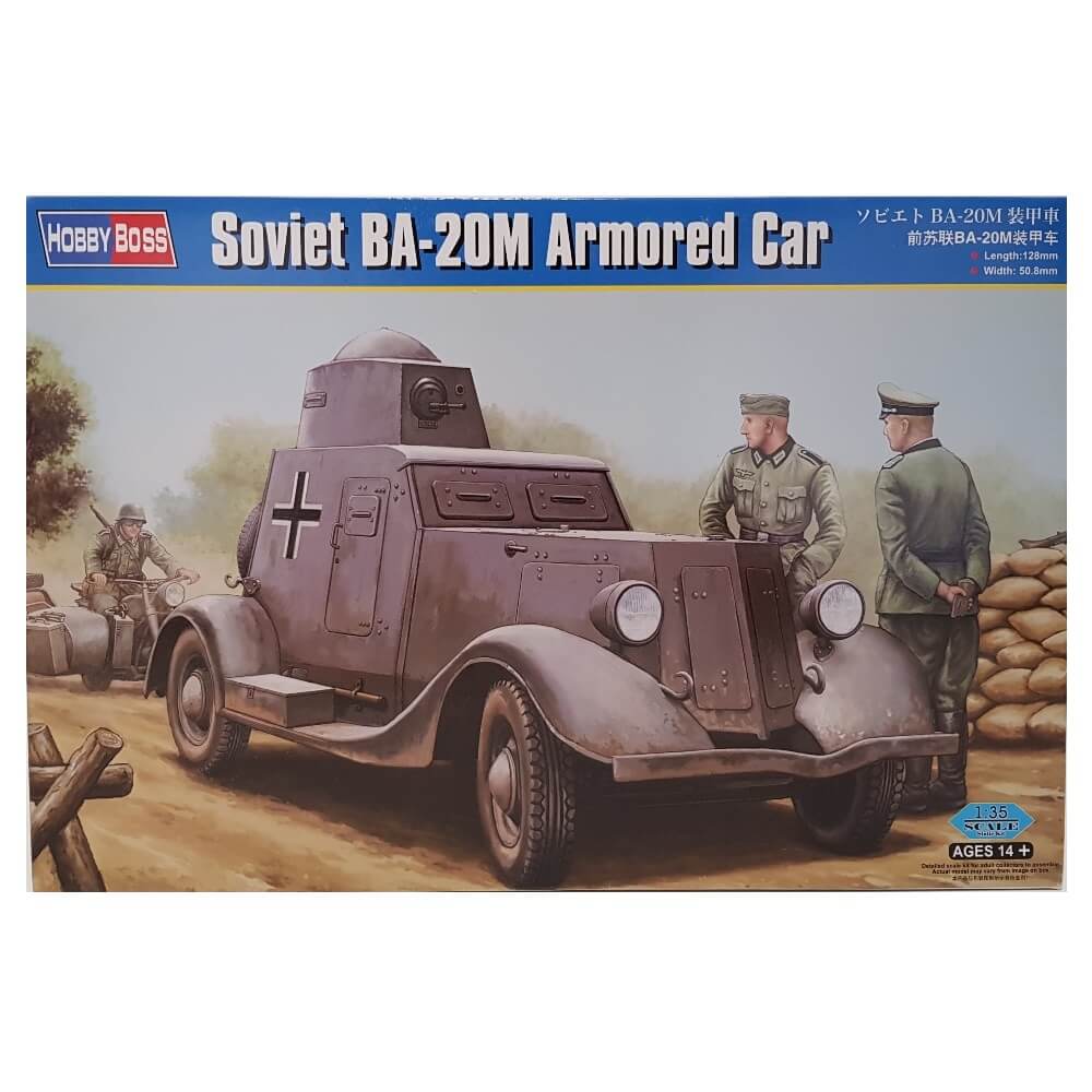 1:35 Soviet BA-20M Armored Car - HOBBY BOSS