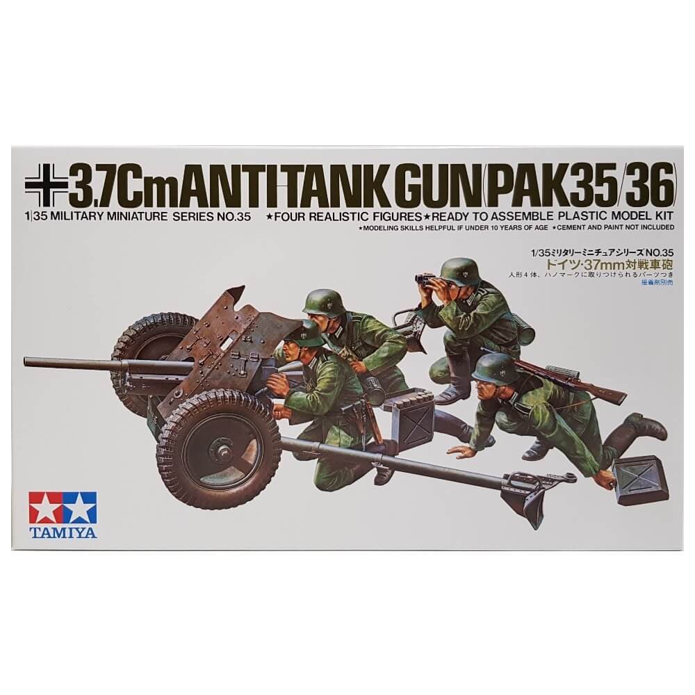 1:35 German 3.7cm Anti-Tank Gun PaK 35/36 - TAMIYA